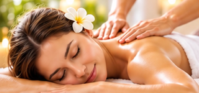 Illustrative Swedish massage from the supplied service guide